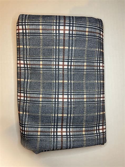 retro plaid fabric